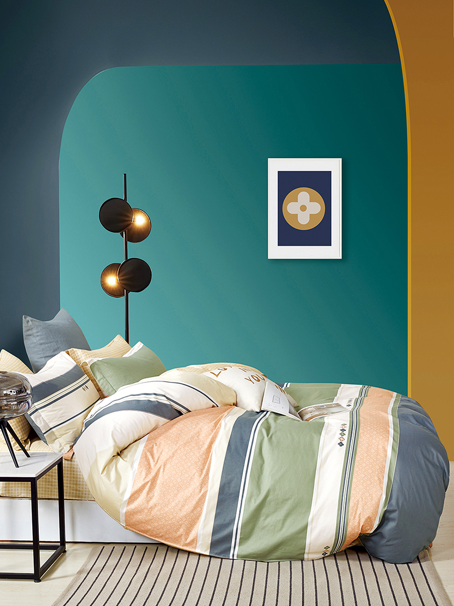 Комплекты постельного белья Примавера Постельное белье Brenda цвет: бежевый, зеленый (2 сп. евро)