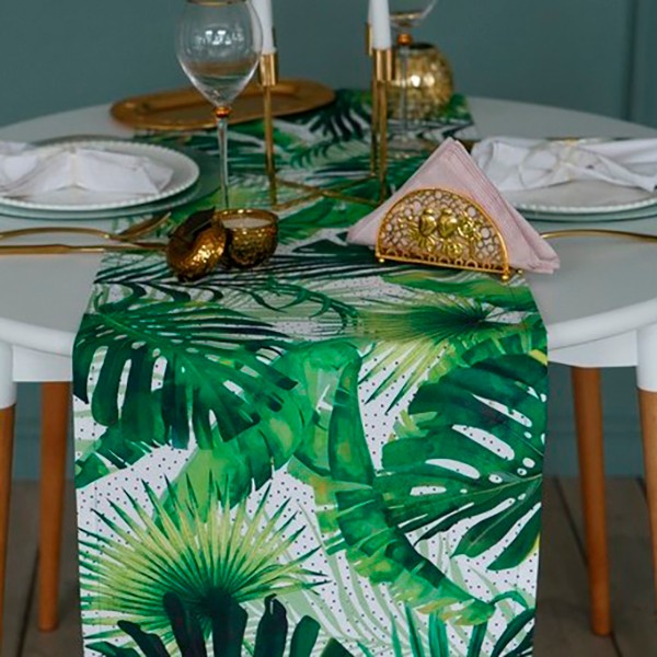 Дорожка на стол Тропический рай (40х146 см), размер 40х146 см tel775030 Дорожка на стол Тропический рай (40х146 см) - фото 1