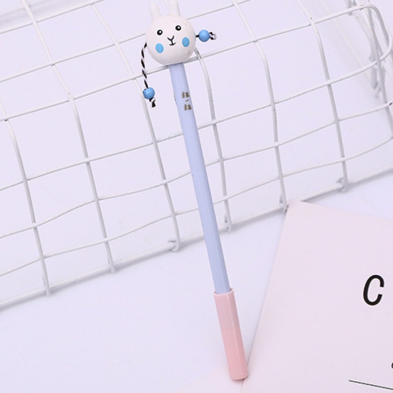 Ручка Заяц Цвет: Голубой (19 см), размер 19 см