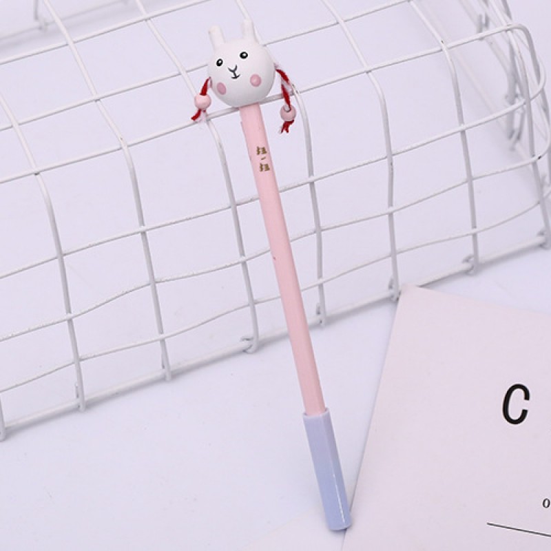 Ручка Заяц Цвет: Розовый (19 см), размер 19 см
