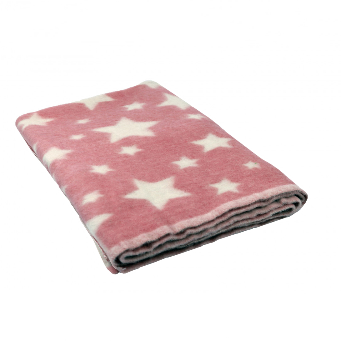 Детское одеяло Звезды цвет: розовый Теплое (100х140 см), размер 100х140 см