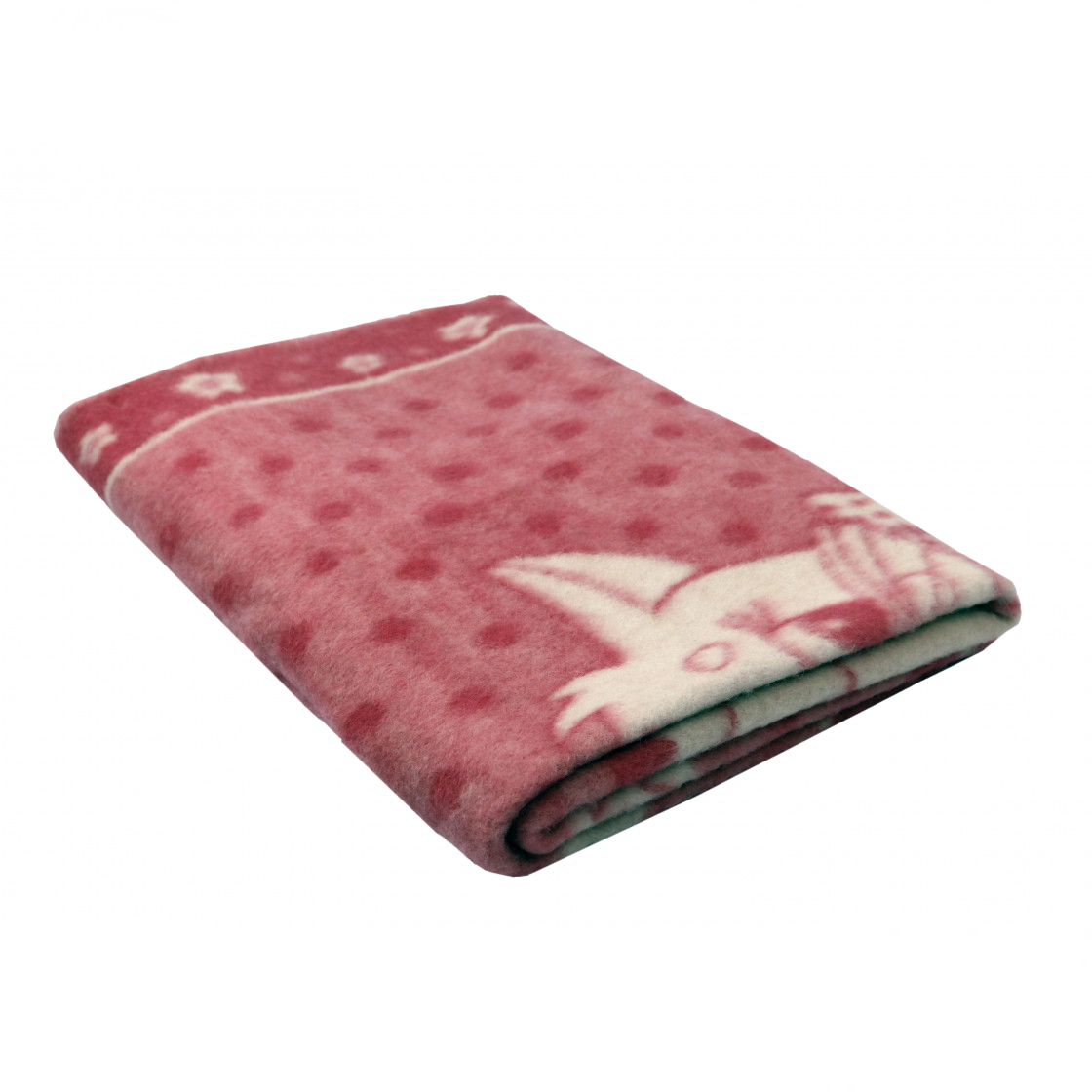 Детское одеяло Белка цвет: розовый Теплое (100х140 см), размер 100х140 см