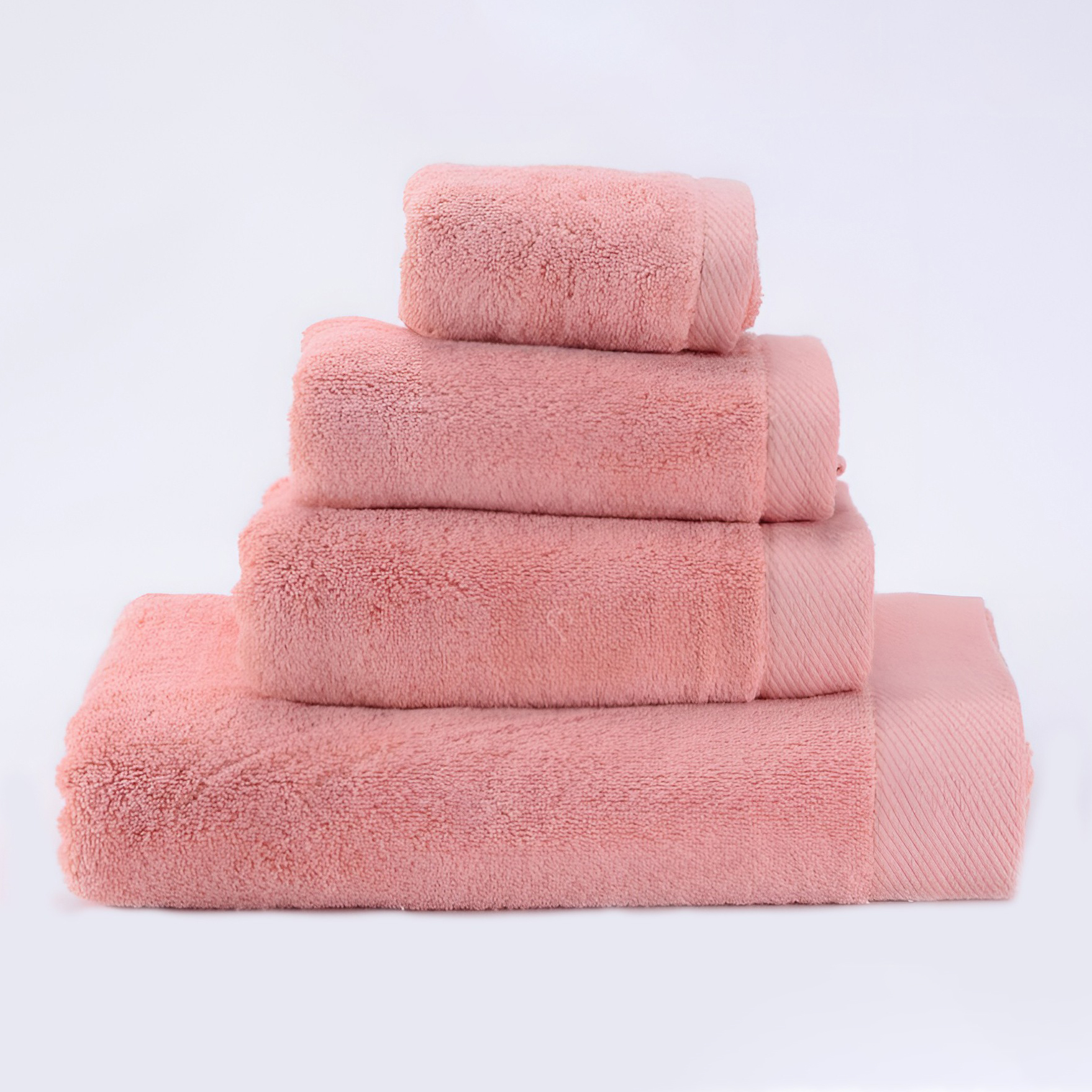 Полотенце Leona цвет: розовый (40х70 см), размер 40х70 см valt914813 Полотенце Leona цвет: розовый (40х70 см) - фото 1