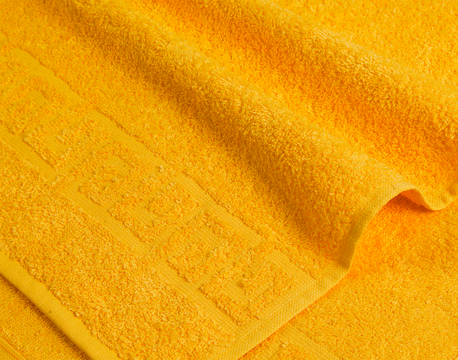 Полотенца MILANIKA Полотенце Decima цвет: желтый (40х70 см)